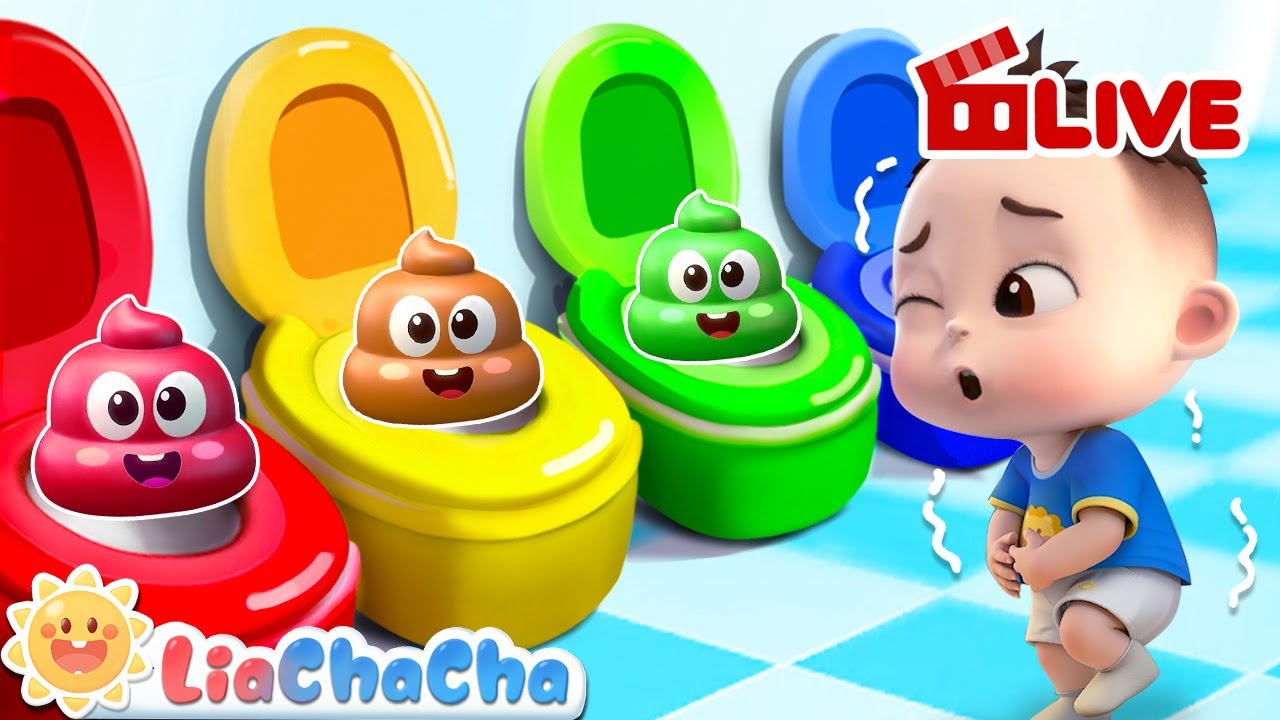 🔴 Time to Go Potty | Potty Training Song for Toddlers | LiaChaCha Nursery Rhymes & Kids Songs