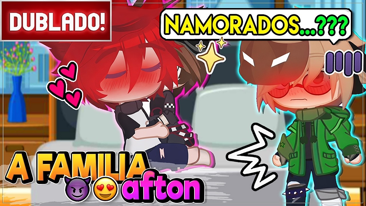 [ DUBLADO ] O NOVATO DA ESCOLA - FAMILIA AFTON 😱| mini filme GACHA CLUB