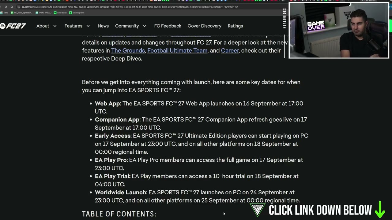 EA GIVING 7.5K FREE COINS OUT AND HOW TO GET IT? & CHANGING EARLY ACCESS DATES TO PLAY FC 27?? WTF