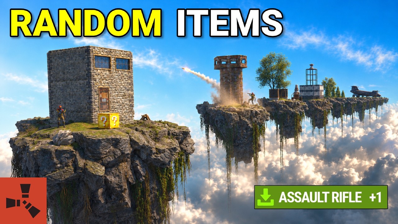 I Gave 50 Rust Players Floating Islands!