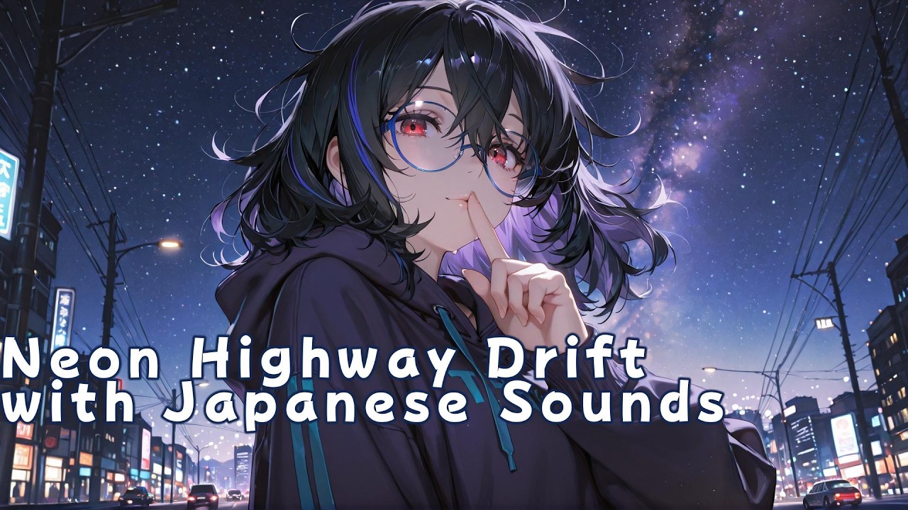 Neon Highway Drift | LoFi House & Japanese Sound