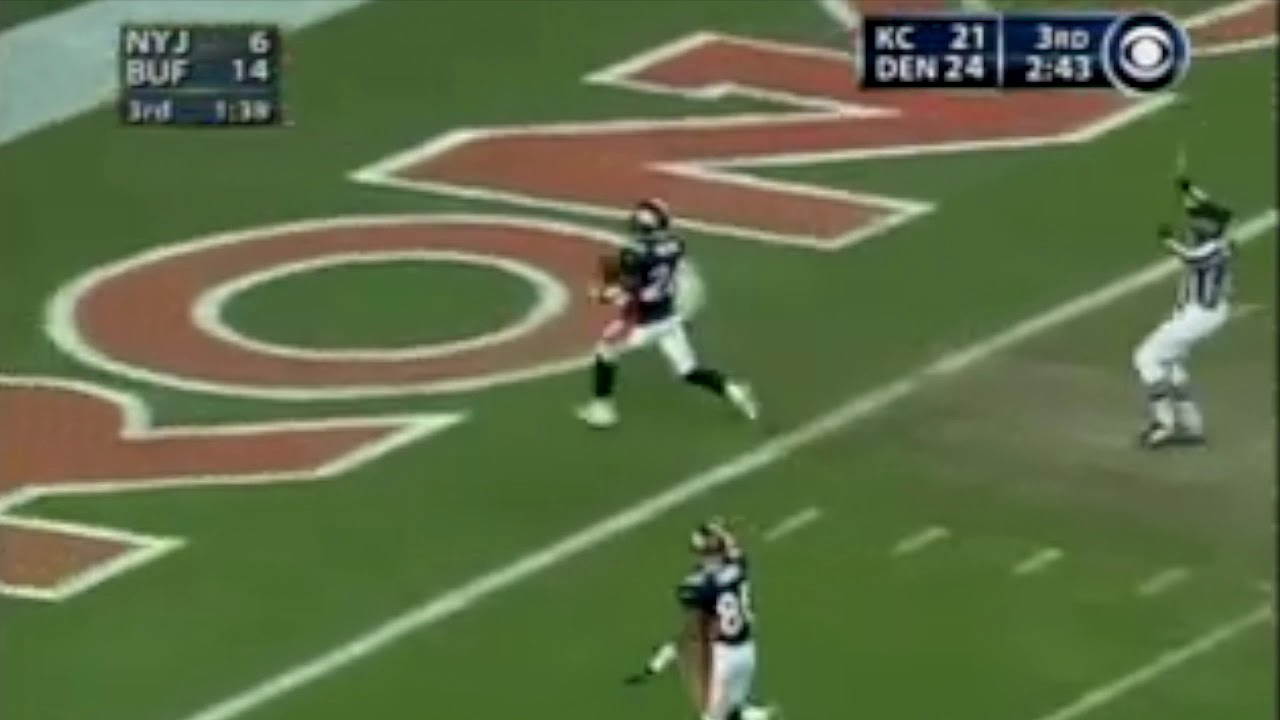Clinton Portis scores 5 touchdowns vs Chiefs (2003)