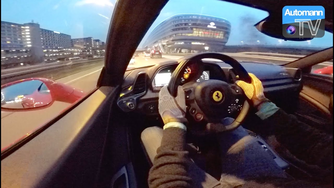 Ferrari 458 Italia (570hp) - Evening ROADTRIP (60FPS)