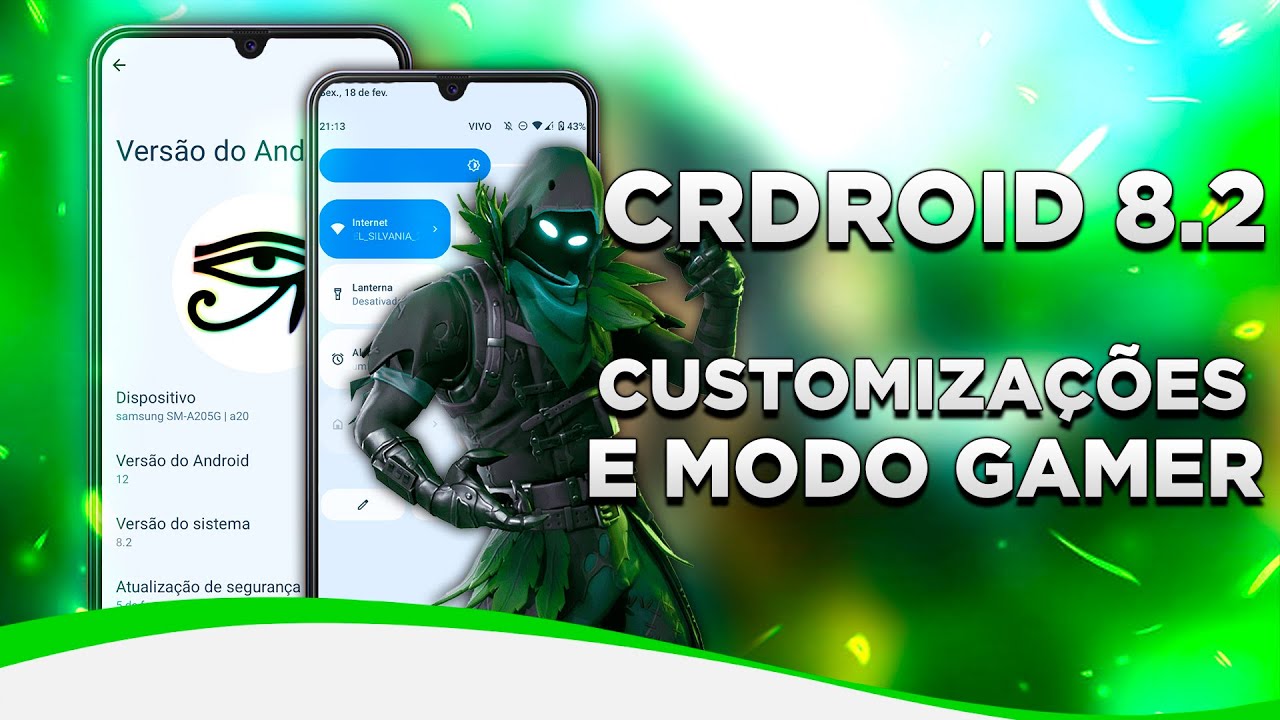 Crdroid 8.2 - SERÁ A MELHOR ROM ANDROID 12? | MELHORIAS DE PERFORMANCE E EUREKA 9.0