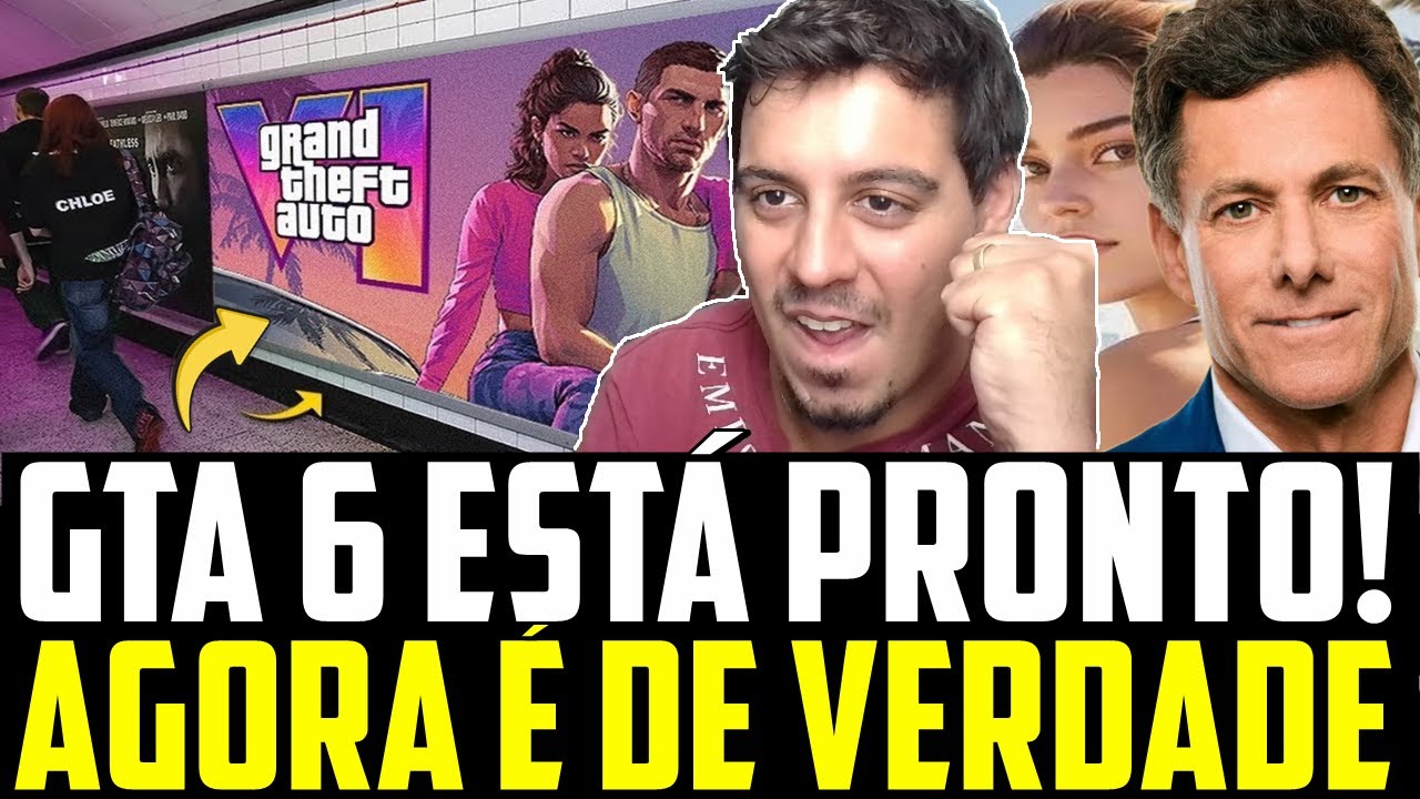 AEEE ESTÁ TUDO PRONTO GTA 6 !!! SEM VOLTA ACABA DE REVELAR ROCKSTAR!!!