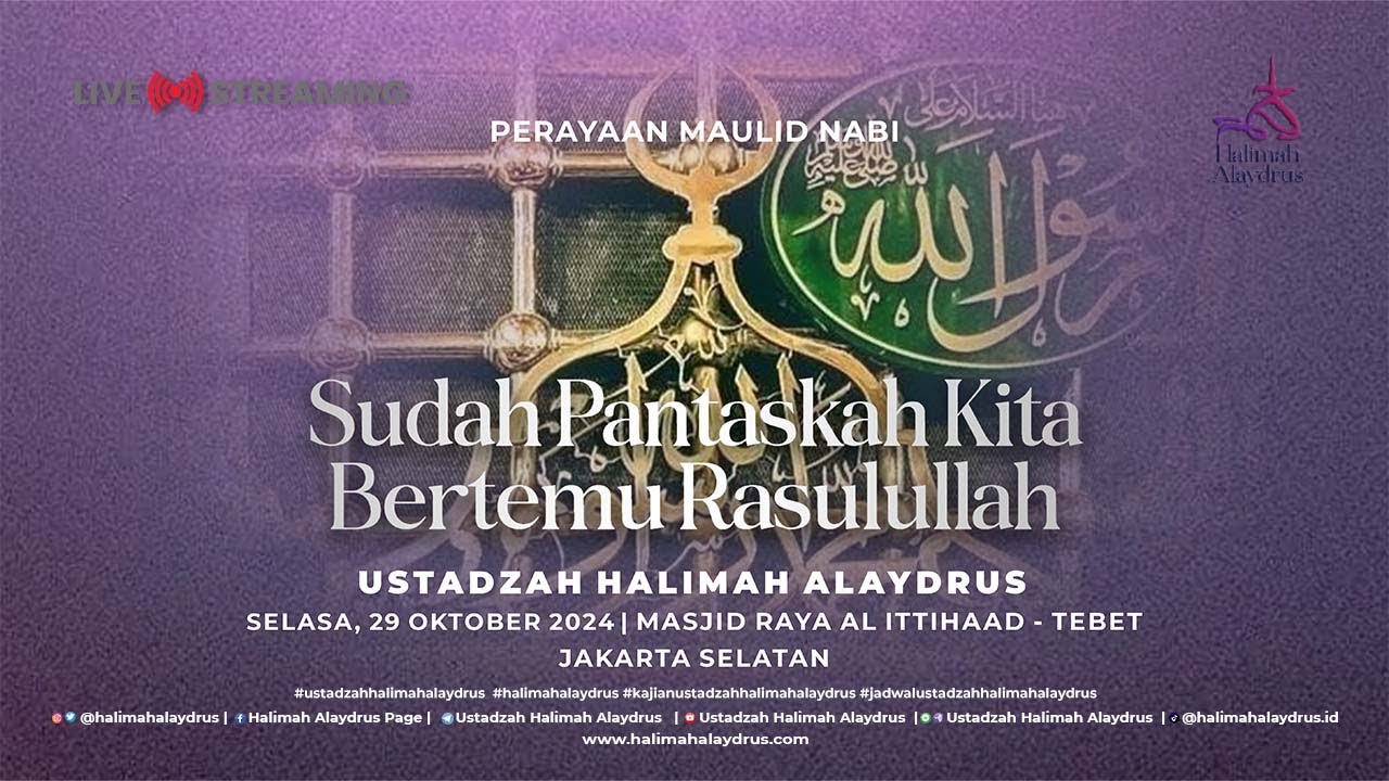 🔴𝗟𝗜𝗩𝗘 𝗡𝗢𝗪 - 𝗦𝗨𝗗𝗔𝗛 𝗣𝗔𝗡𝗧𝗔𝗦𝗞𝗔𝗛 𝗞𝗜𝗧𝗔 𝗕𝗘𝗥𝗧𝗘𝗠𝗨 𝗥𝗔𝗦𝗨𝗟𝗨𝗟𝗟𝗔𝗛? | 𝗨𝗦𝗧𝗔𝗗𝗭𝗔𝗛 𝗛𝗔𝗟𝗜𝗠𝗔𝗛 𝗔𝗟𝗔𝗬𝗗𝗥𝗨𝗦