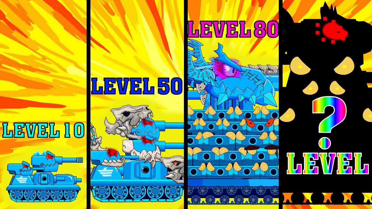 THE EVOLUTION OF THE KV54 ICE vs MEGA TANK - Cartoons about tank | Arena Tank Cartoon