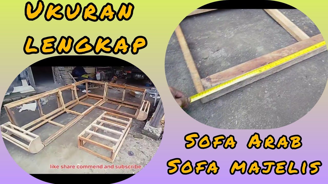 UKURAN DAN CARA MEMBUAT SOFA ARAB(LESEHAN)/size to make arabic sofa