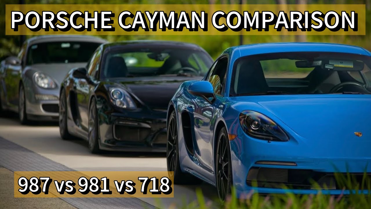 Porsche Cayman Generations Comparison & Review 4K | 987 vs 981 vs 718 | Which One Wins? @porsche4k 