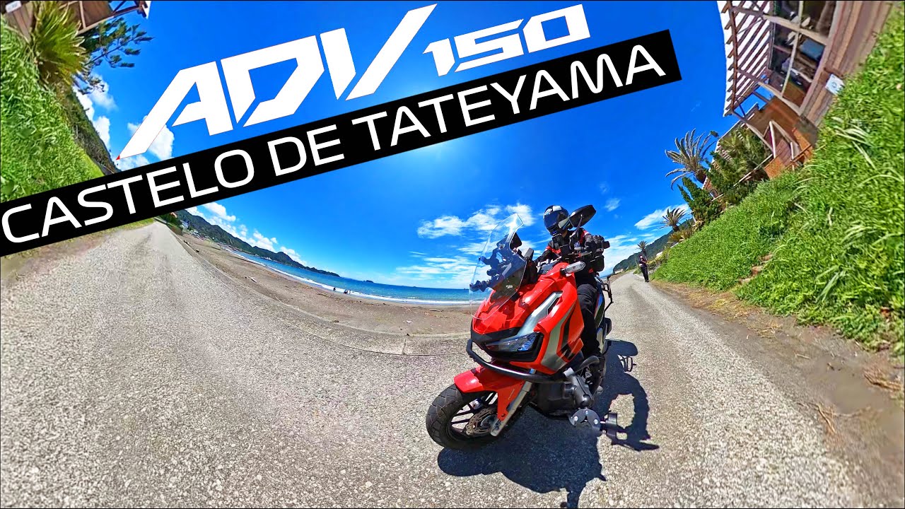 Honda ADV, brisa do mar e o castelo japonês | Ep.92