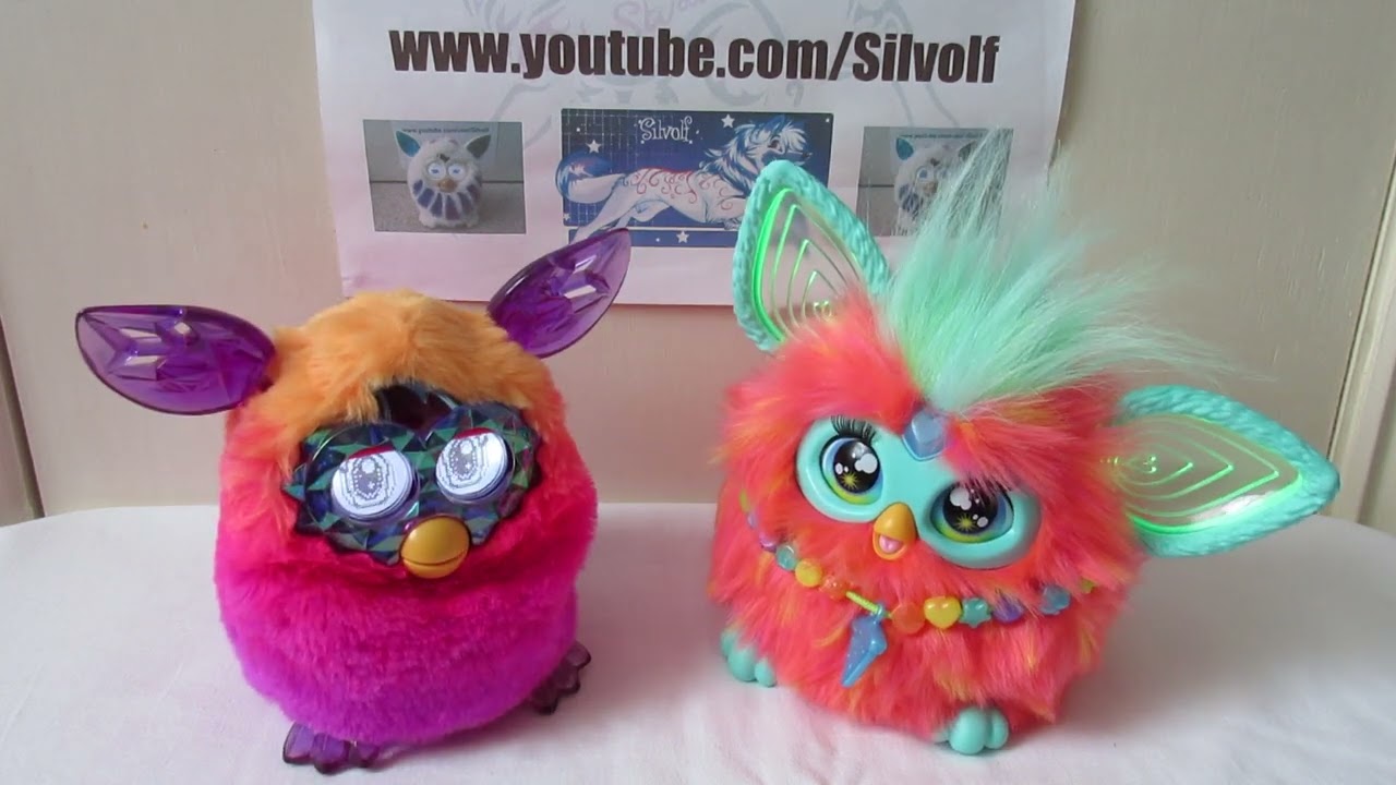 Furby 2023 and Furby Crystal Comparison