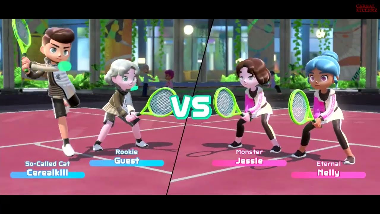 Nintendo Switch Sports Tennis Multiplayer Gameplay