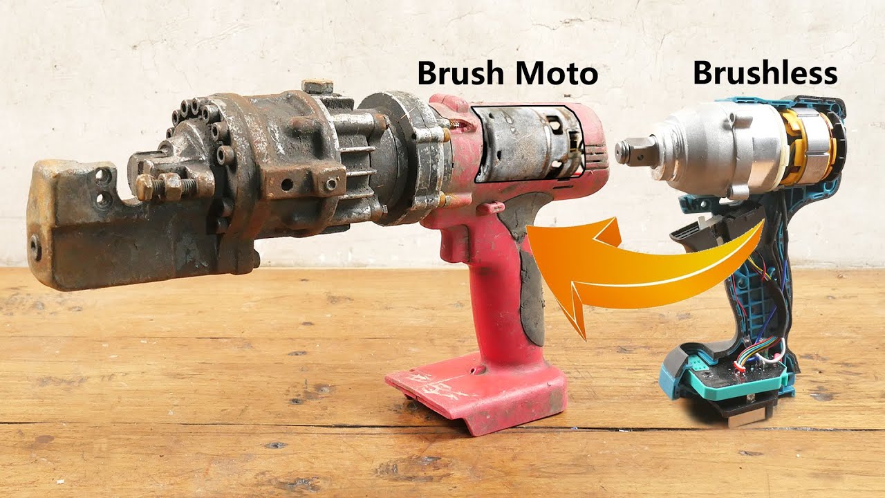 Repair Lithium Rebar Cutter With Brushless Impact Wrench