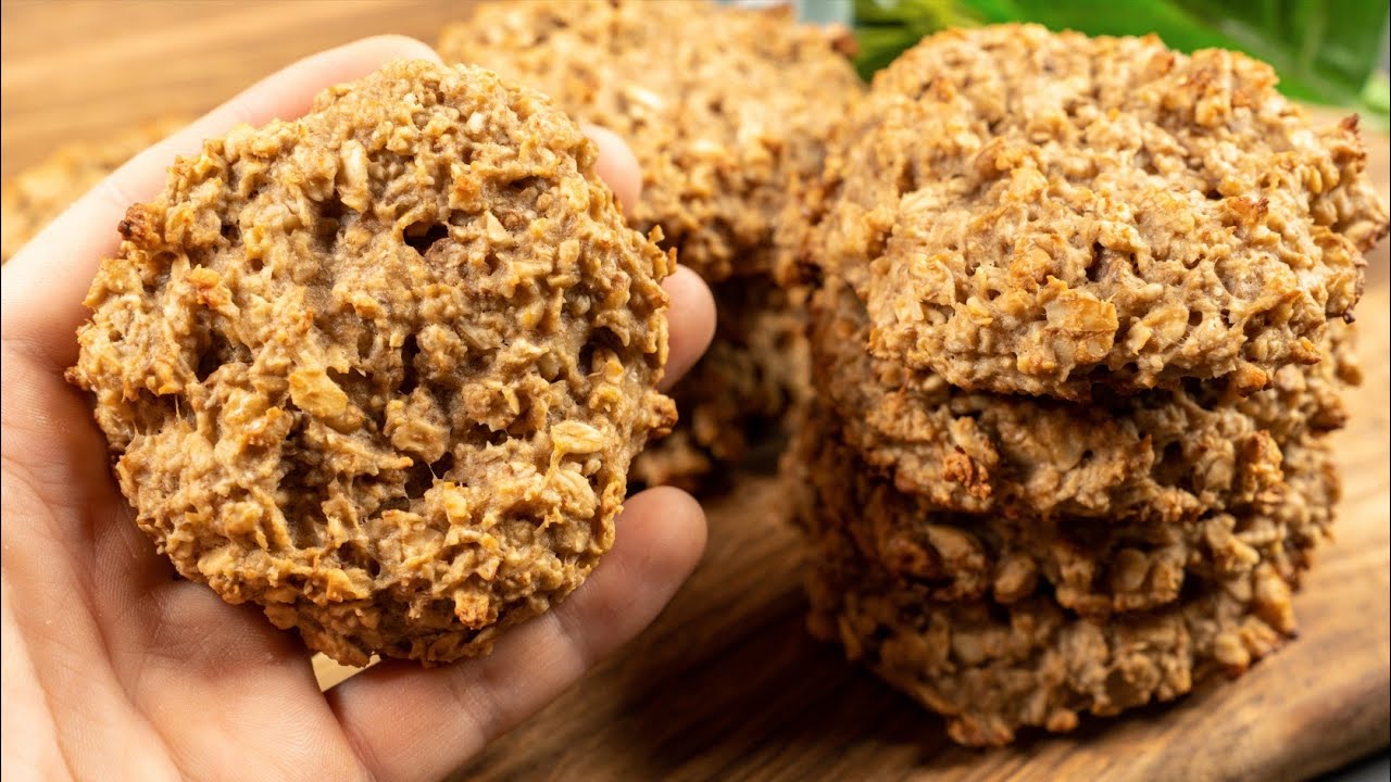 ЕСТЬ 2 БАНАНА И НЕМНОГО АРАХИСОВОЙ ПАСТЫ? Приготовьте это вкусное полезное печенье! БЕЗ САХАРА!