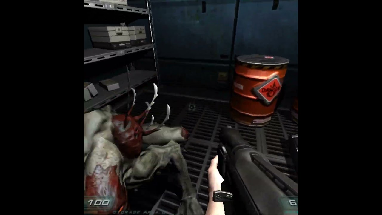 Getting the BFG-9000 early in DOOM 3