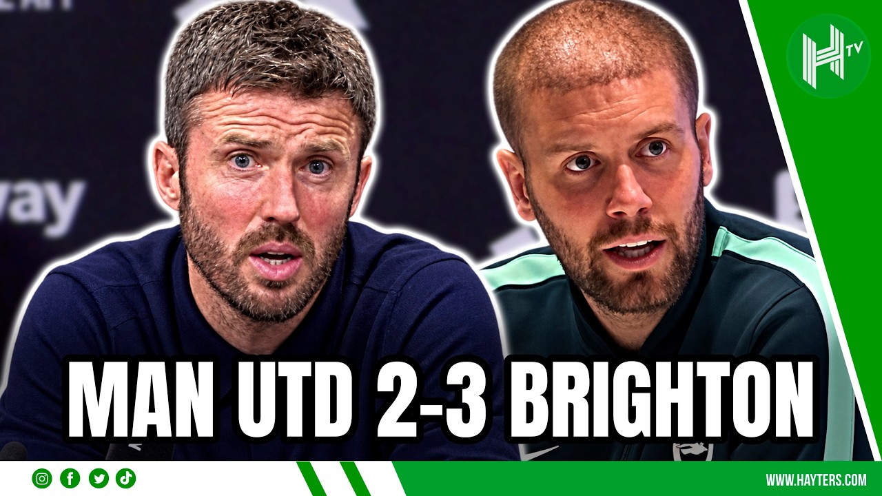 LIVE | Man Utd 2-3 Brighton | Carrick & Hurzeler press conferences