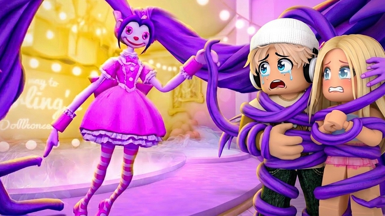 MOR UZUN SA&Ccedil;LI OYUNCAĞIN OYUN EVİNDE 💜  ROBLOX K&Uuml;BRA NSİA