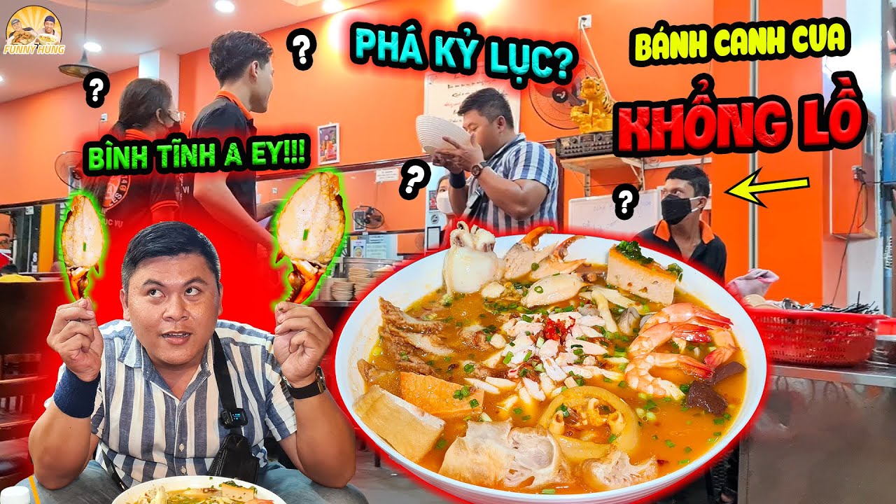 Hay Tin Funny Hùng Ăn 3 Tô Võ Sư Lộc Phá Kỷ Lục 4 Tô BÁNH CANH CUA 14 Khiến Dàn Nhân Viên Ngỡ Ngàng.
