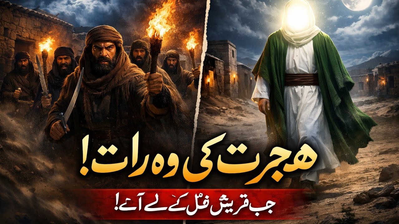 Hijrat Ki Woh Raat Jab Quraish Rasool Allah ﷺ Ko Qatl Karna Chahte Thay | Mukammal Kahani