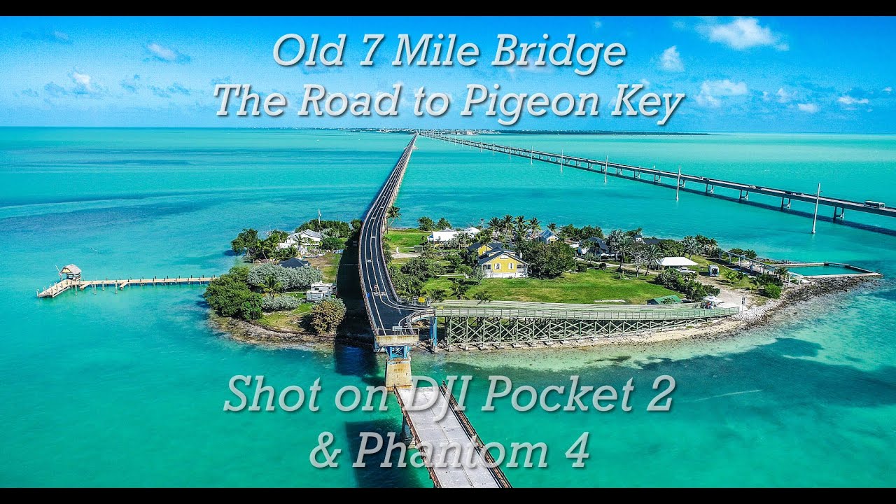 Checking out The Old 7 Mile Bridge - The Road to Pigeon Key  Shot on DJI Phantom 4 and Osmo Pocket 2