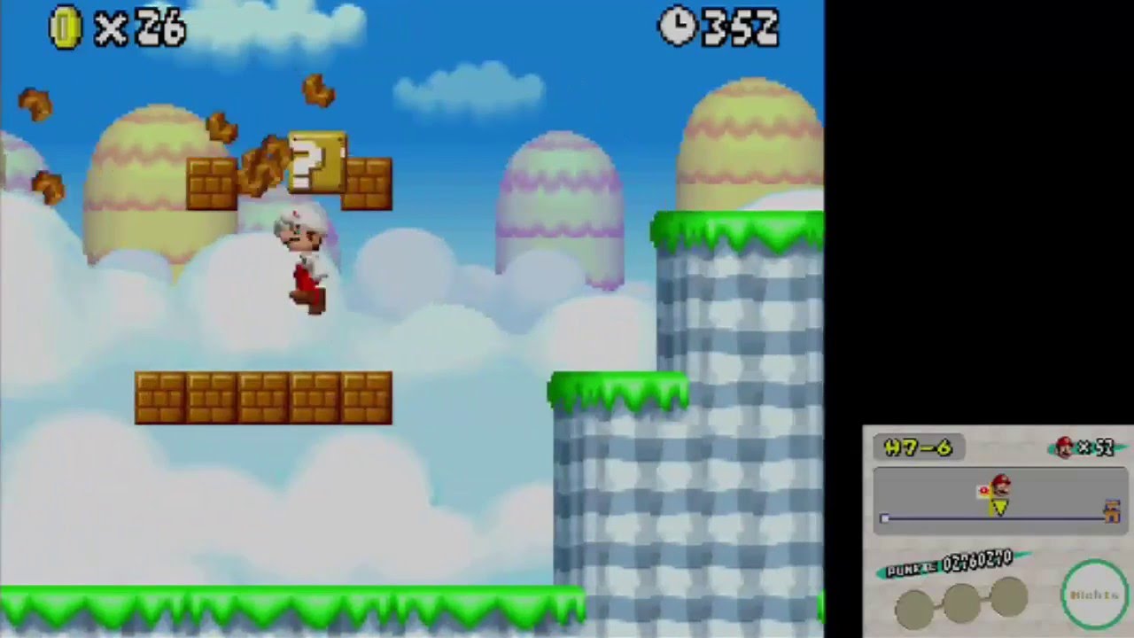New Super Mario Bros. - W7-6 (Alle Sternenmünzen + Geheimausgang)