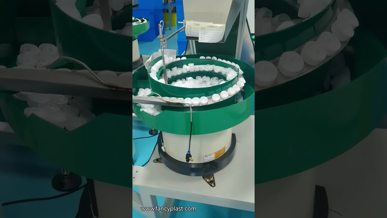 Cap assembly machine for milk cap 3 components high speed assembly
