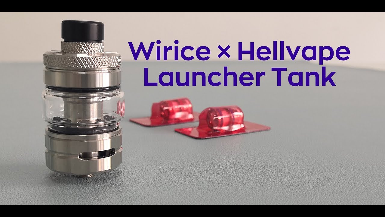 Wirice Launcher Tank Unboxing | Enjoy difference vaping experience with two W801 & W802 mesh coils!