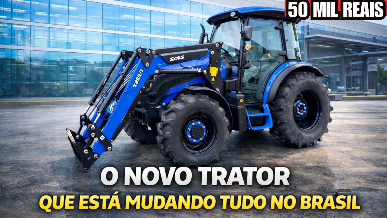 NOVA MARCA QUE JA ESTÁ DOMINANDO O BRASIL, NOVOS TRATORES SOLIS O MELHOR PARA QUEM QUER PAGAR BARATO