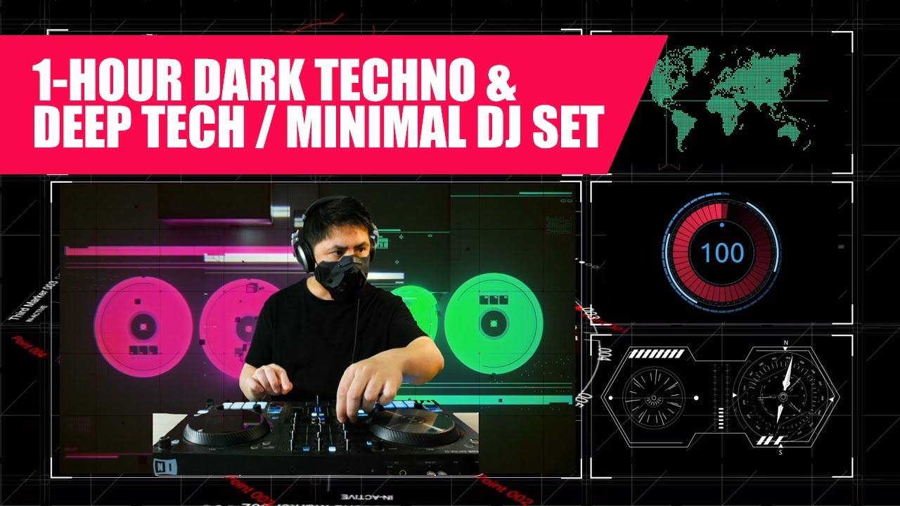 1-Hour Dark Techno / Minimal / Deep Tech DJ Set | Cyberpunk Culture Appreciation Mix