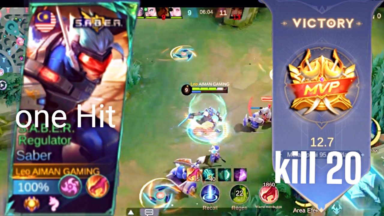 saber one hit best build 2024