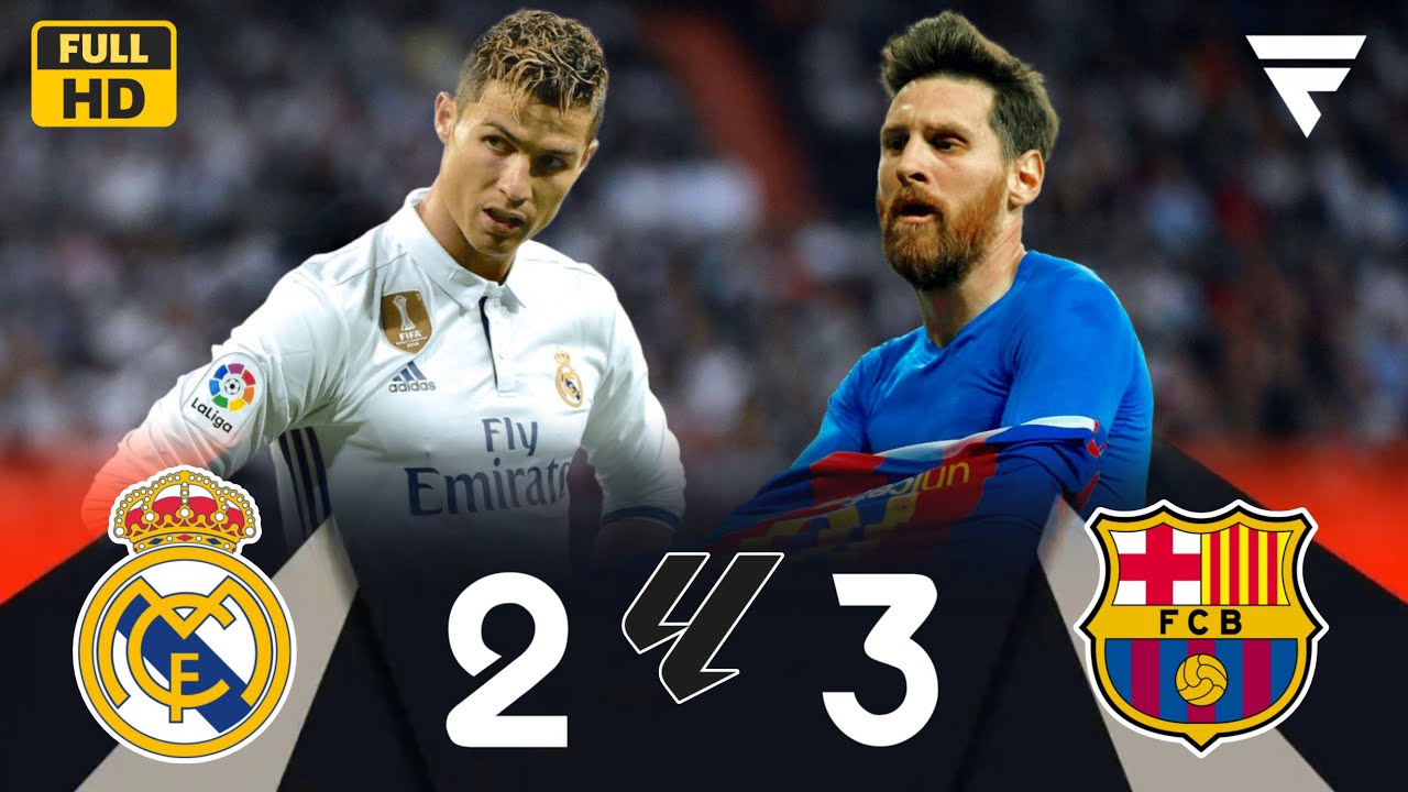 The best Clasico in history and Ronaldo collapse against Messi 🤯🔥◄ Real Madrid (2-3) Barcelona | FHD
