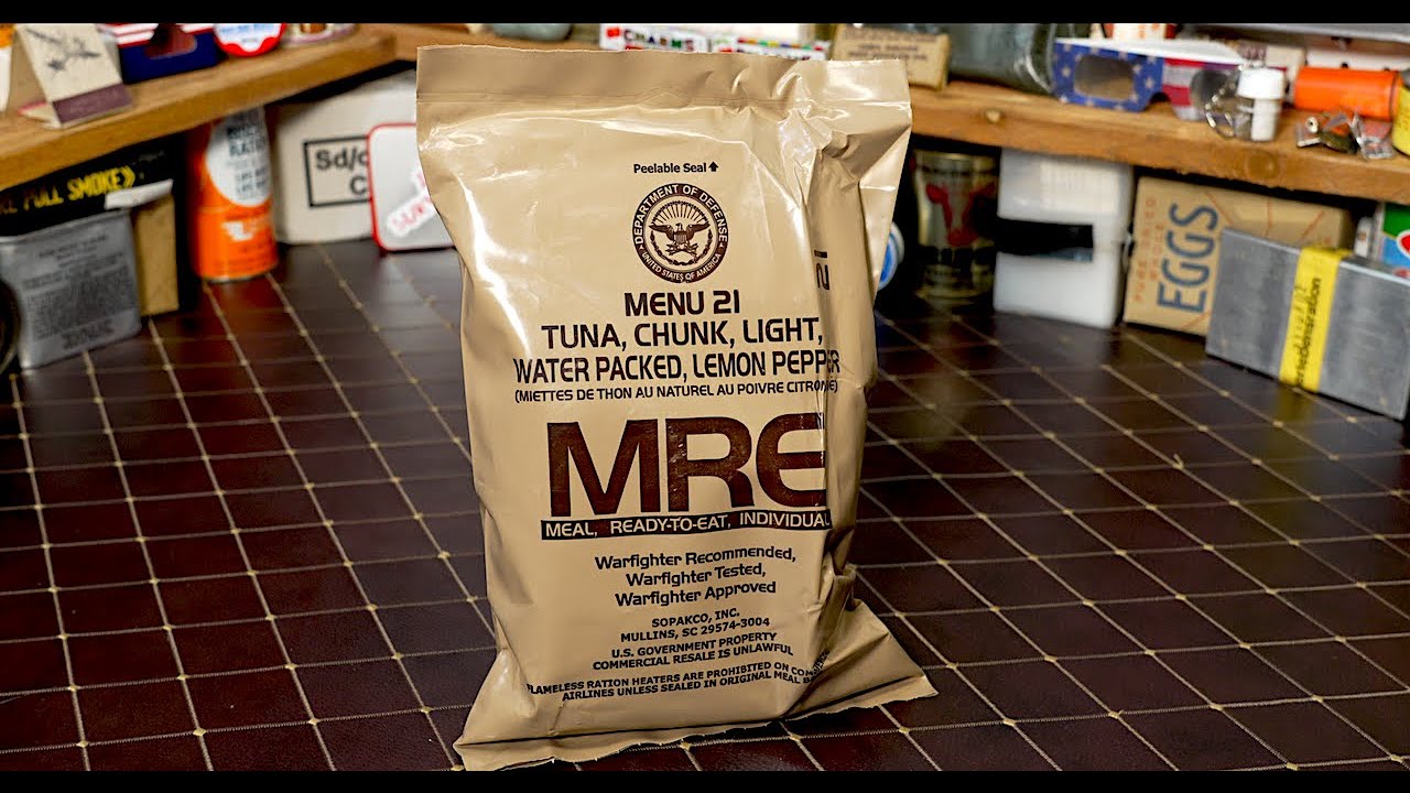 MRE REVIEW Of The Healthiest US MRE EVER MADE !!! Kind of... Lemon Tuna...