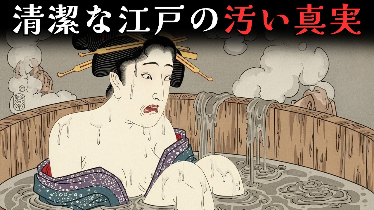 【驚愕】世界一清潔 な江戸の街に隠された、世界一汚い 泥水風呂 の正体【江戸時代の庶民】【江戸ログ】