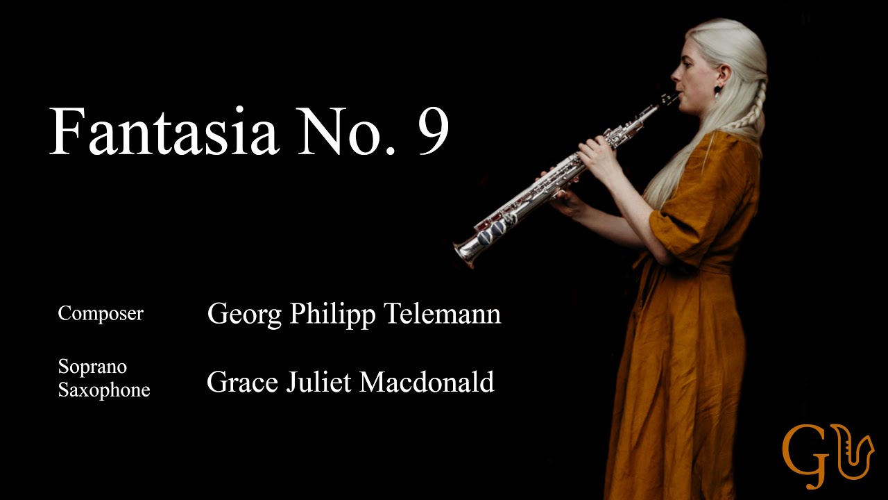 Telemann Fantasia no. 9 - Soprano Saxophone