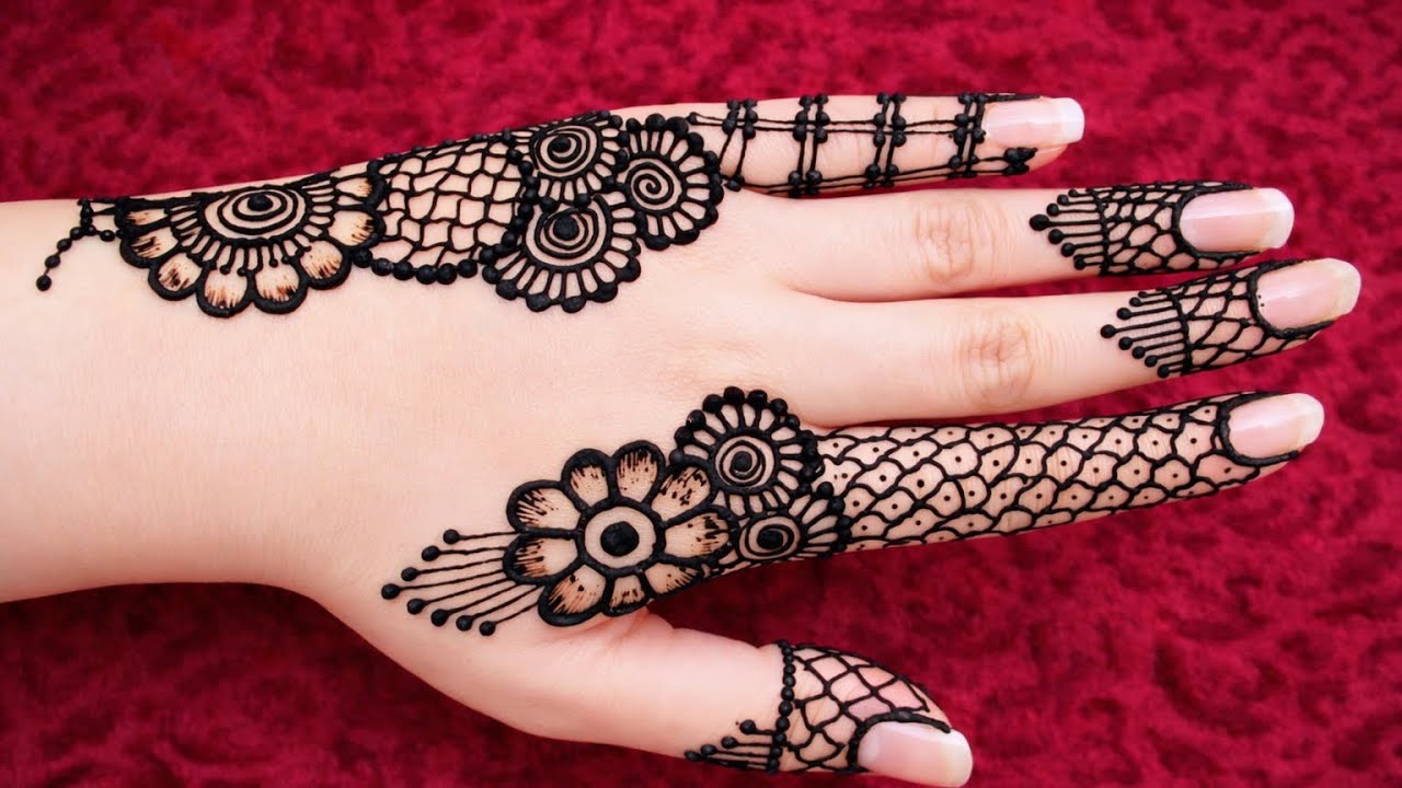 Very simple mehndi design | Easy & Quick mehandi design simple mehdi 