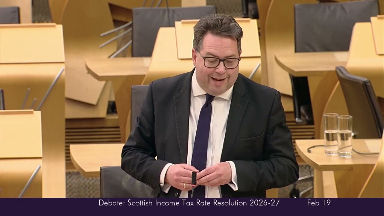Scottish Government Debate: Scottish Income Tax Rate Resolution 2026-27 - 19 February 2026