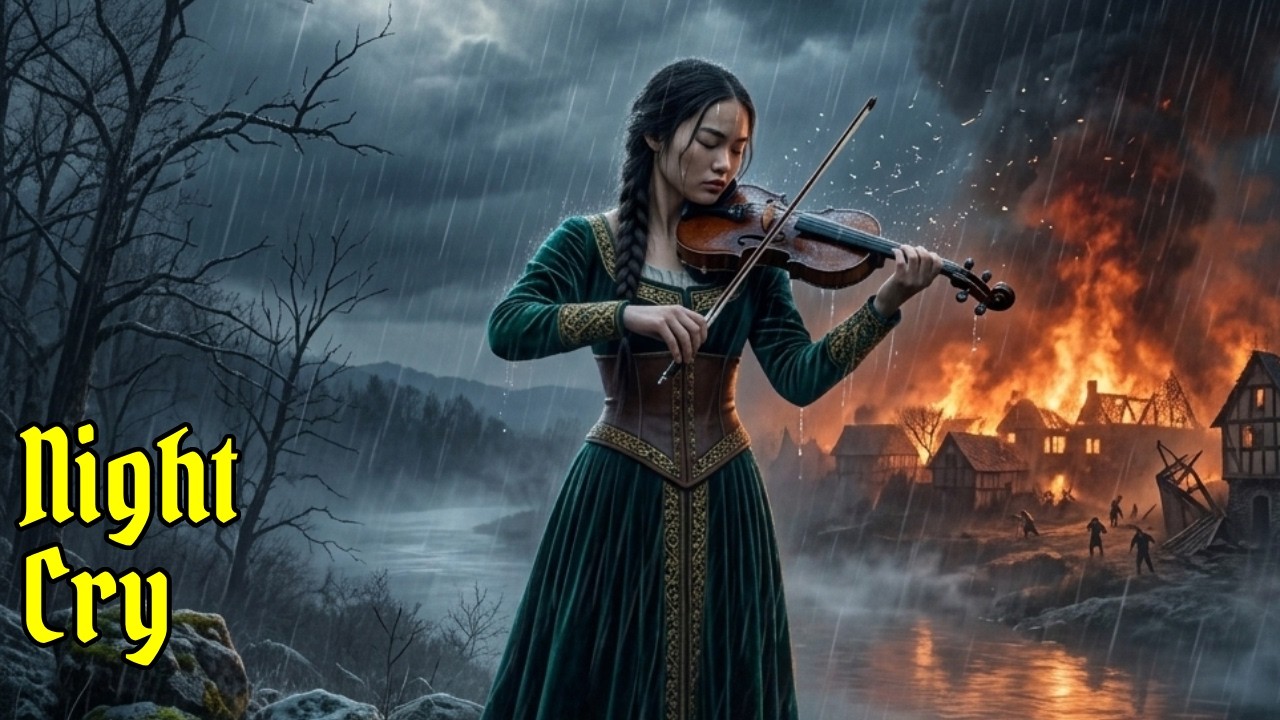 Night Cry — Sad Medieval Violin & Acoustic Guitar Fusion | DarkAgeSongs