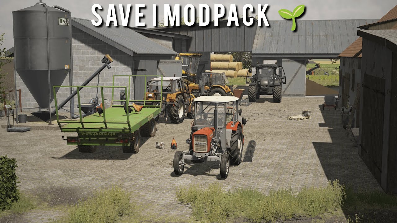 😱SAVE&MODPACK | Połowa 🔥Małe GOSPODARSTWO🔥MEGA KLIMAT🐷FS22😄 OZI