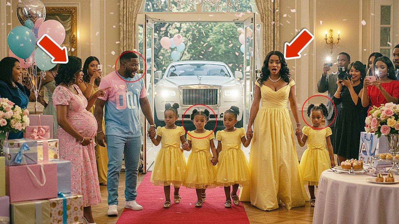 He Invited His Childless Ex-Wife To His Baby Shower To Mock Her… But She Came with Quadruplets