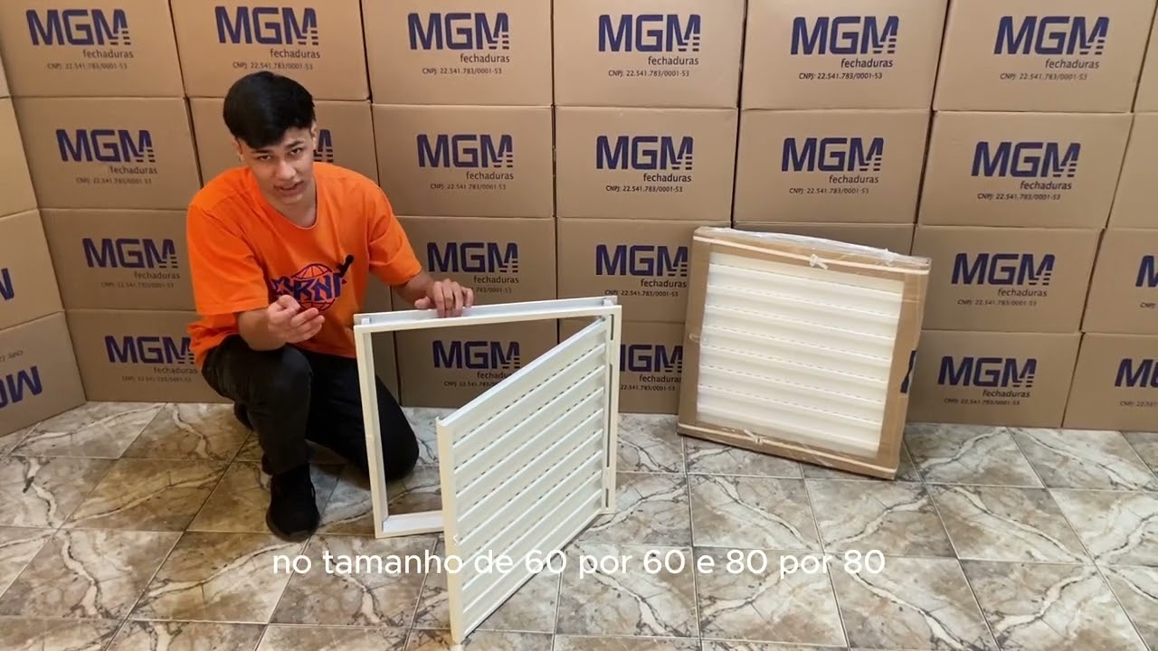 Alçapão Abrigo Portinhola LAMINADO 60x60 Rq60 Branco Mgm