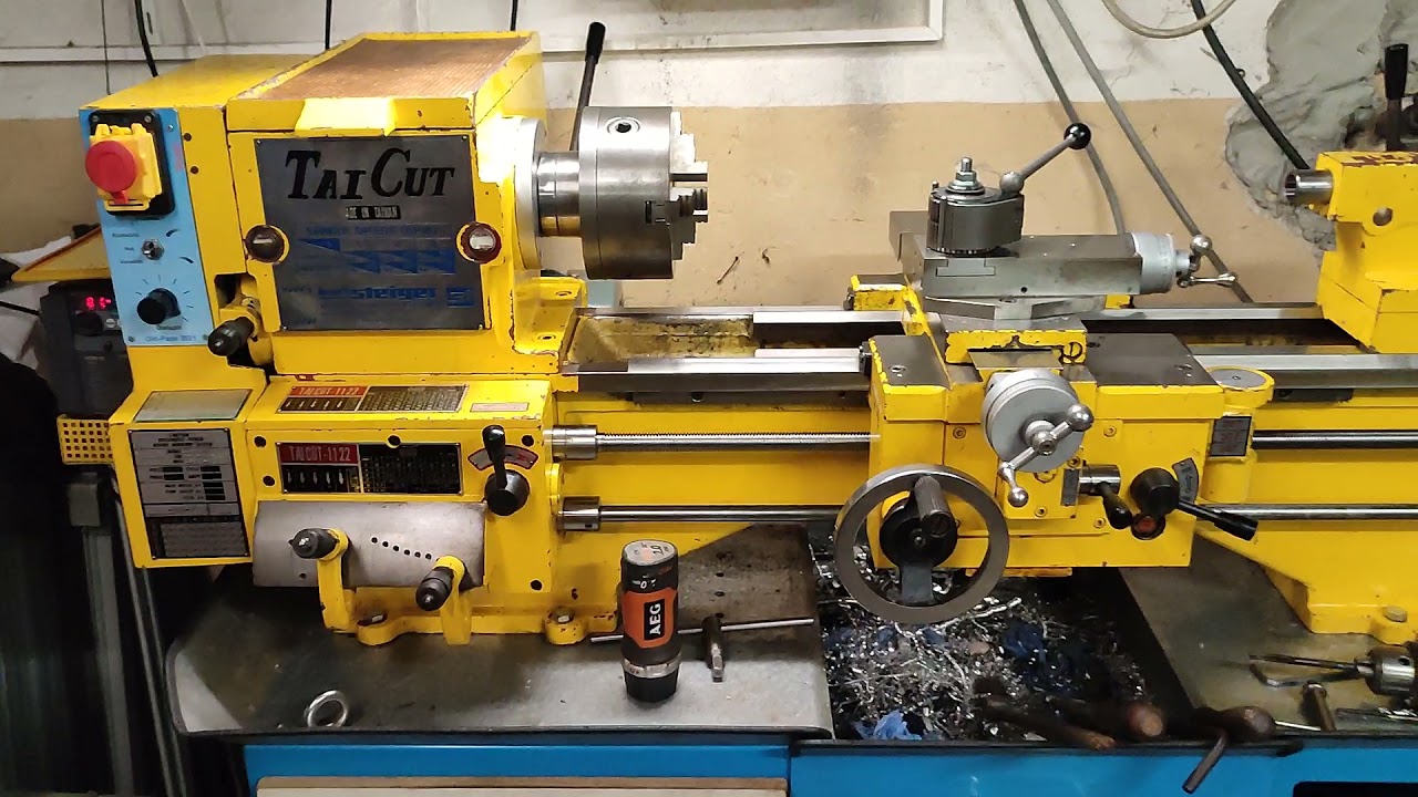 Old-Papa hat ne Neue - Eine alte Drehmaschine TaiCut 1122A  (Part 2v3)