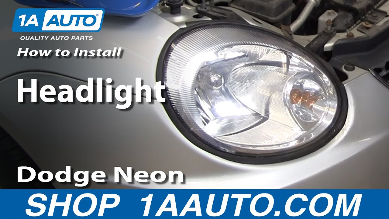 How to Replace Headlight 03-05 Dodge Neon
