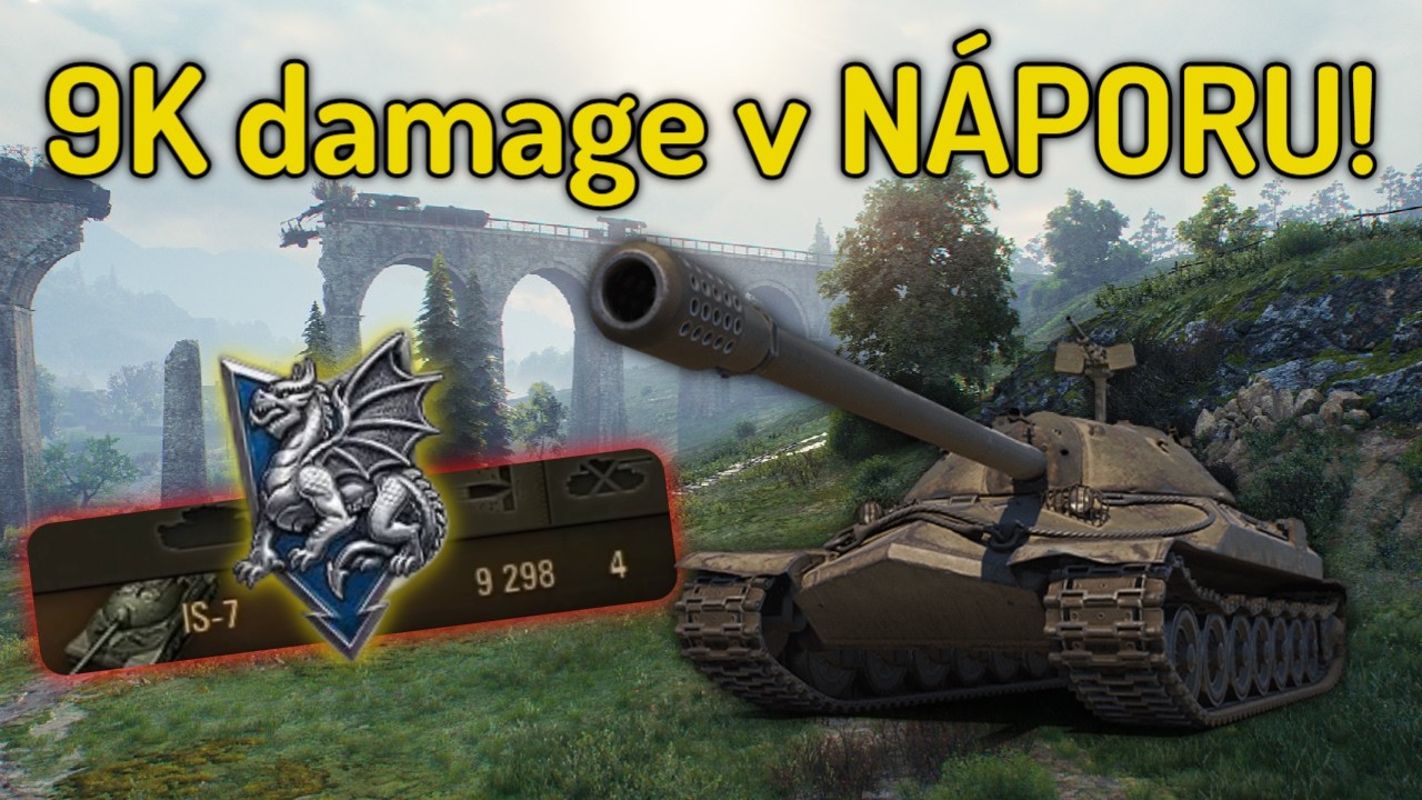 9K DAMAGE hra v NÁPORU! | IS-7 | WoT