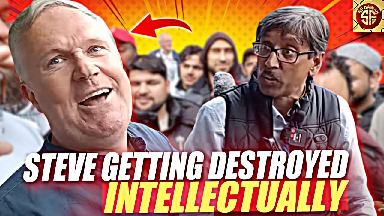 Steve Got Destroyed Intellectually! Shabir Speakers corner