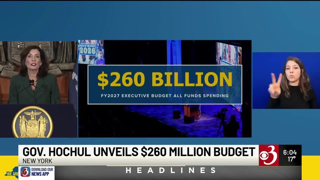 Hochul proposes $260B New York budget without broad tax increases