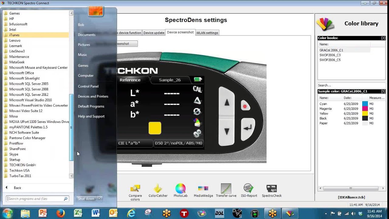 SpectroDens Training