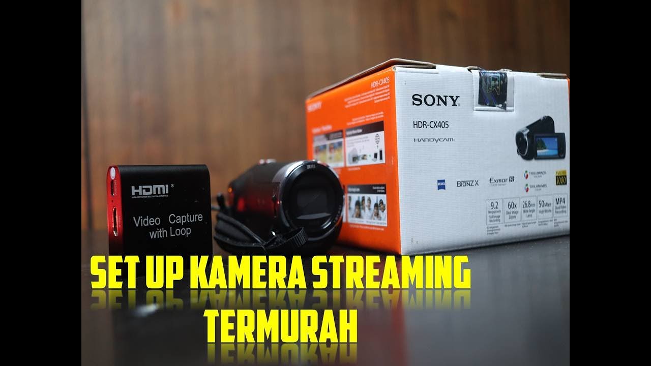 SET UP LIVE STREAMING, ZOOM, GOOGLE MEET MENGGUNAKAN HANDYCAM SONY HDR-CX405