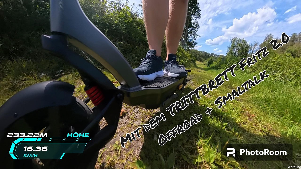 Offroad Runde mit dem neuen Trittbrett Fritz 2.0 + Smaltalk
