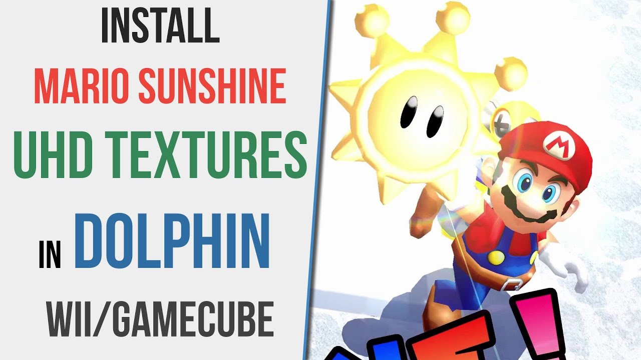 Как установить текстуры Super Mario Sunshine UHD в Dolphin (эмулятор GameCube)