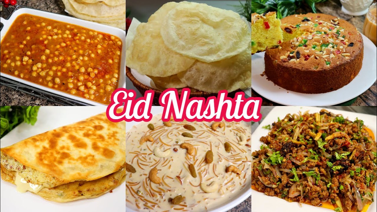 Eid Nashta Complete Menu Recipes 2025 | Eid Special Breakfast Menu By Tasty Food With Maria